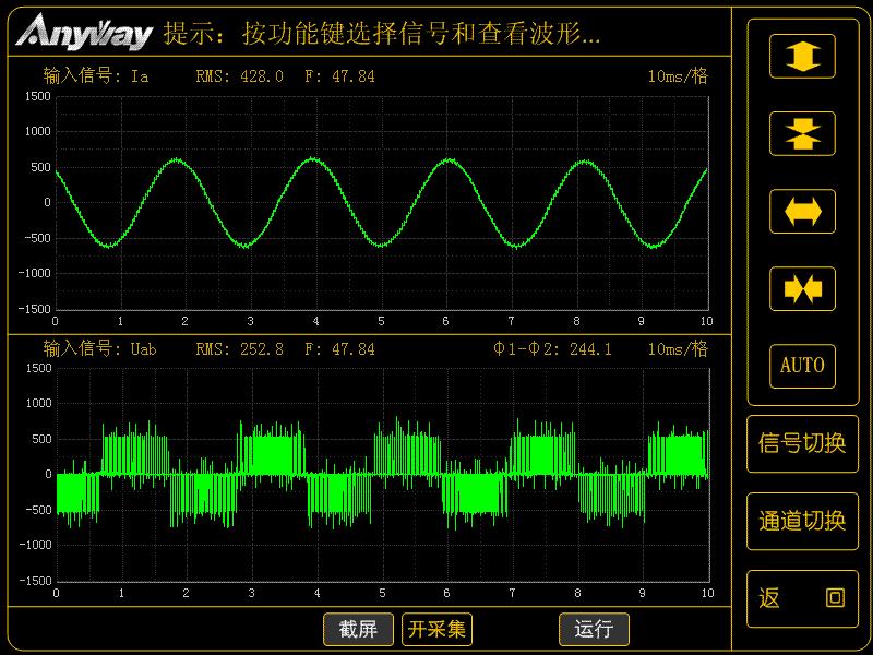 變頻電量波形示例_兩電平變頻器輸出波形 變頻電量波形示例_兩電平變頻器輸出波形