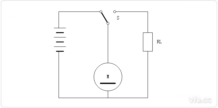 配置動態(tài)制動電阻的電動機電路 配置動態(tài)制動電阻的電動機電路